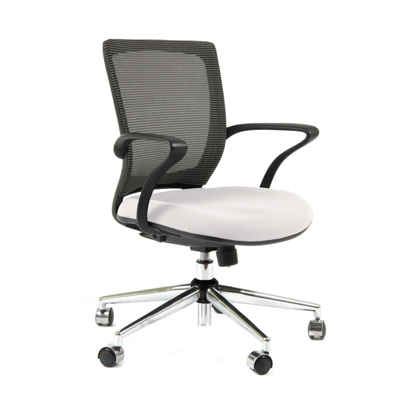 Silla TURIN Basic Marco negro Base Cromada